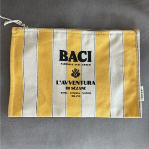 Sézane Baci canvas pouch